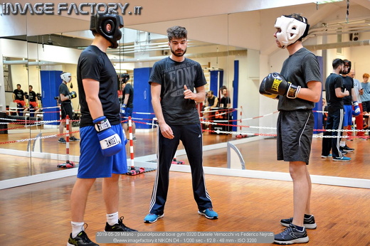 2019-05-29 Milano - pound4pound boxe gym 0320 Daniele Vernocchi vs Federico Nejrotti